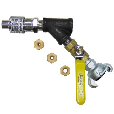 Control Valve with 3/16", 1/4" and 3/8" Rope Guides