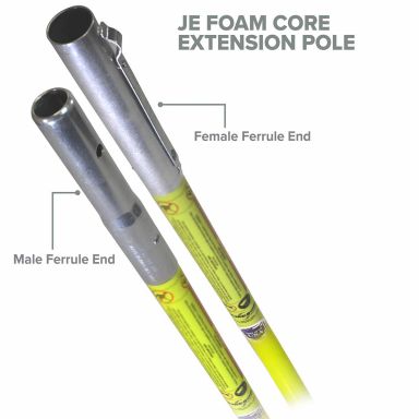 JE Series 6' Foam Core Fiberglass Base Pole