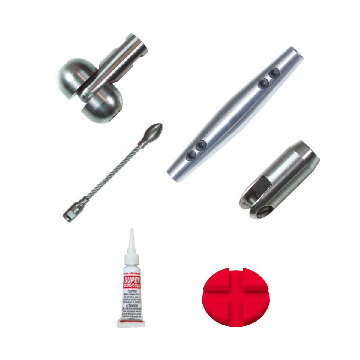 Accessory Kit For 1/4" Tuf Rod Duct Rodder