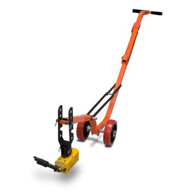 Magnetic Manhole Cover Lifter w/Steel Dolly, 660 lb.