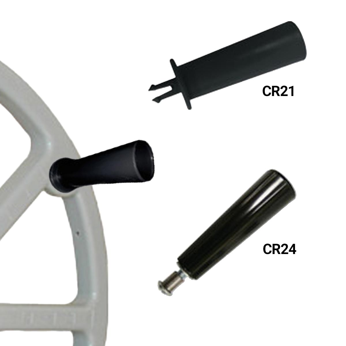 Reusable Cable Reel Snap-In Handle